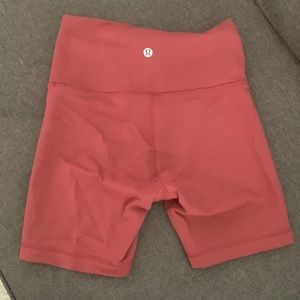 lululemon Align High-Rise bike Short 6"in Gorgous mulled wine  color Size 4